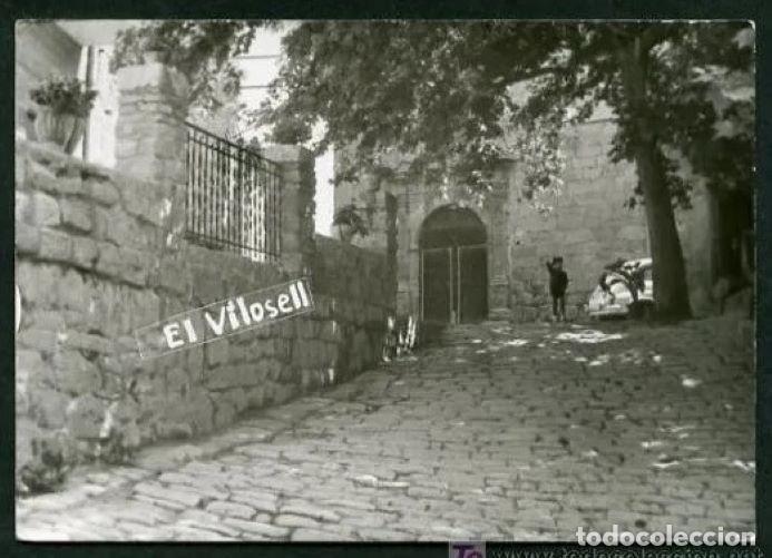 Photographie ancienne: El Vilosell. Foto an&oacute;nima 105x147 mm. Escrita al dorso.