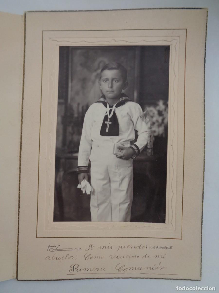Antique Photography: PRECIOSA FOTO DE ESTUDIO DE NI&Ntilde;O DE PRIMERA COMUNION. DE SERRANO , SEVILLA