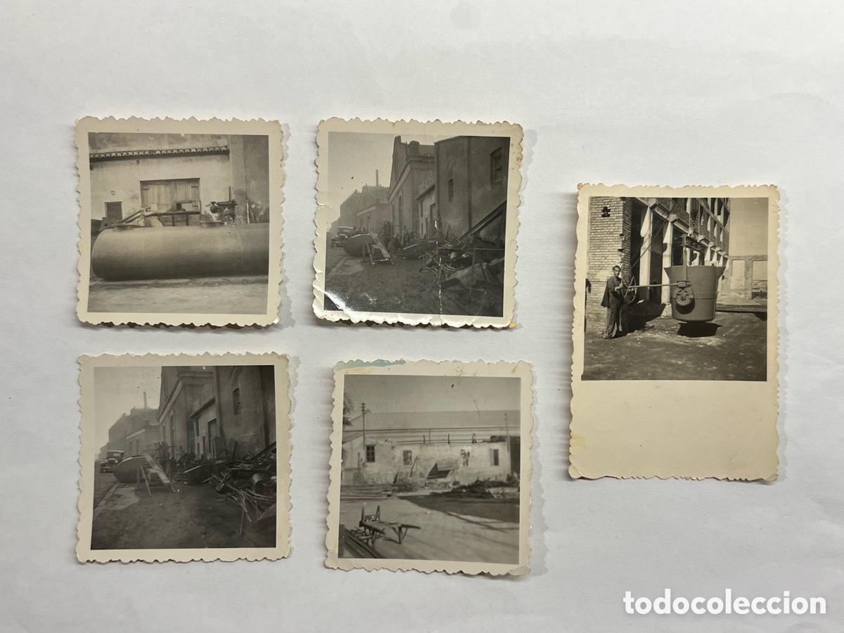 Fotografia antica: EL GRAO DE VALENCIA, la vida y la Siderurgia en la primera mitad del Siglo XX (5) Fotograf&iacute;a an&oacute;nima