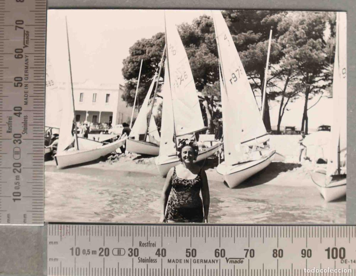 Antique Photography: FOTOGRAFIA. PLAYA AMPURIAS EMBARCACIONES 1967