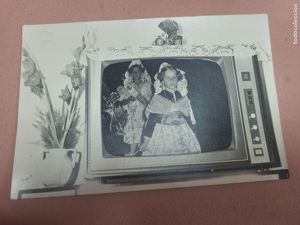 Fotograf&iacute;a antigua: ANTIGUA FOTOGRAFIA FALLERAS FALLAS VALENCIA TELEVISI&Oacute;N VINTAGE