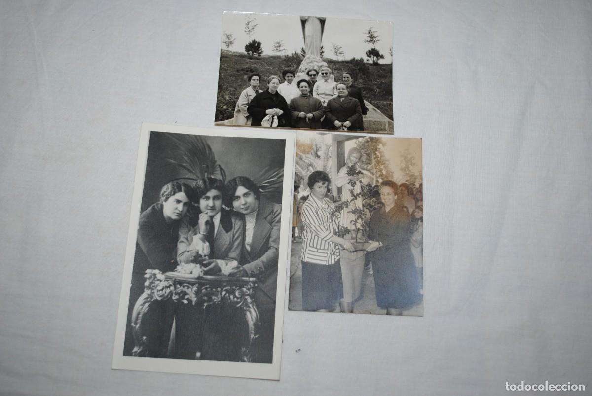 Fotografia antiga: LOTE DE TRES FOTOGRAFIAS DE SE&Ntilde;ORAS RELIGIOSAS