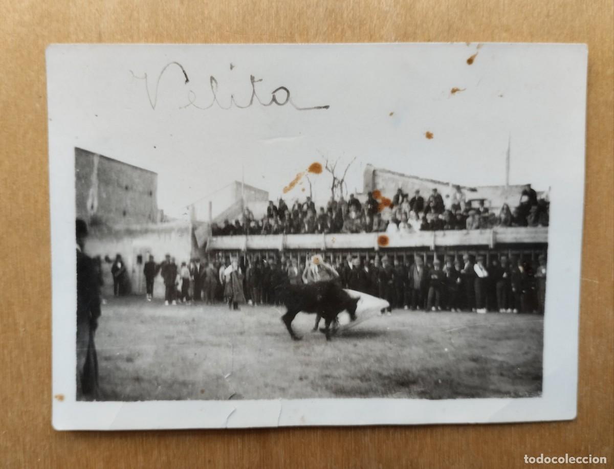Fotografia antiga: Fotograf&iacute;a antigua de una corrida de toros. Torero Velita.