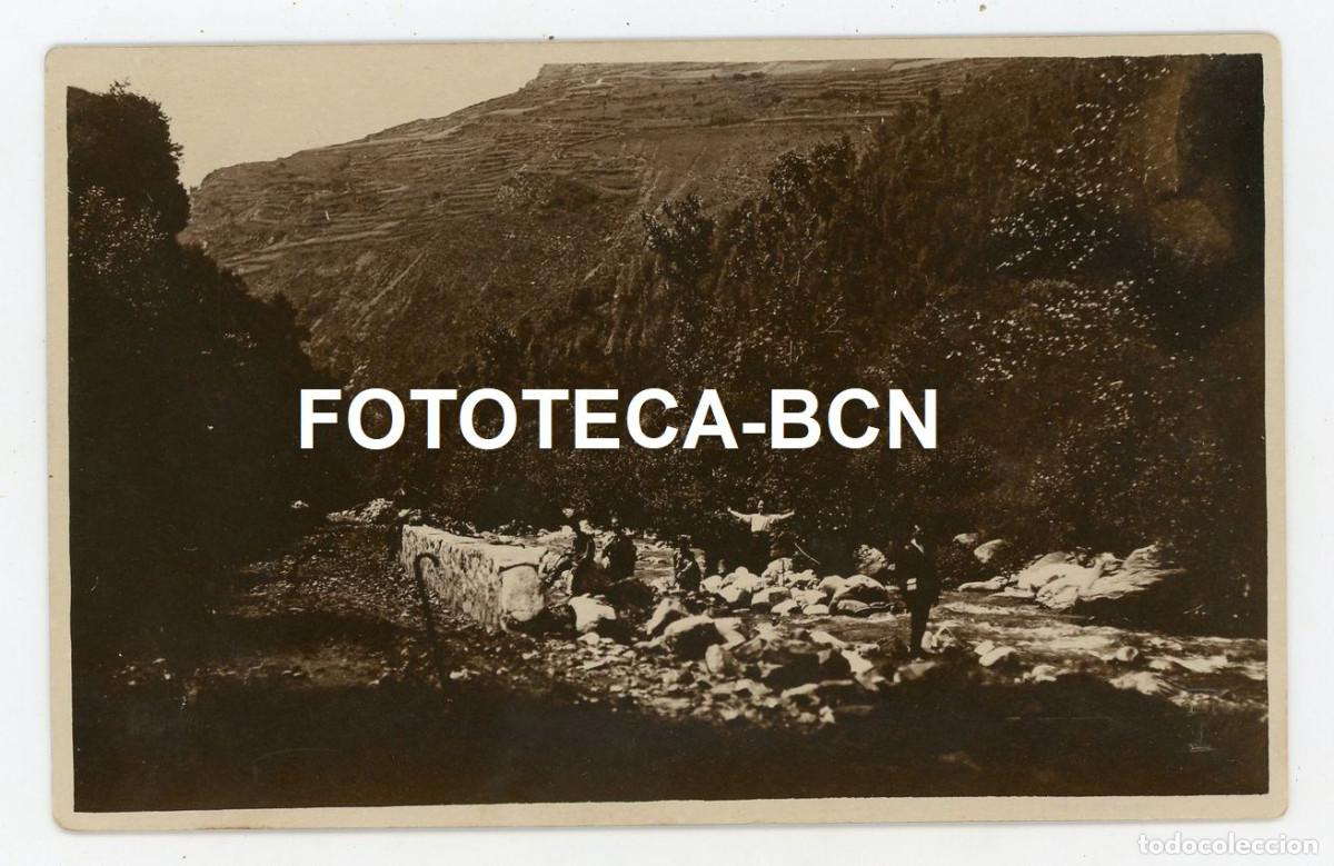 Antique Photography: FOTO ORIGINAL EXCURSIONISTAS PARADA EN UN RIO A&Ntilde;OS 20 POSIBLEMENTE PIRINEO CATALUNYA