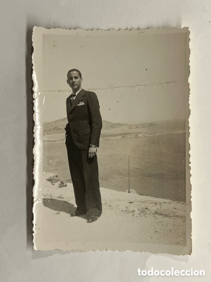 Photographie ancienne: IBIZA, fotograf&iacute;a de un joven con inquietudes militares (a.1935)