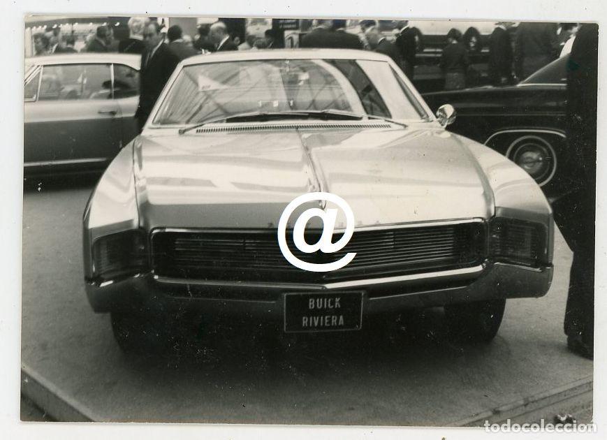 Antique Photography: FOTO COCHE SALON DEL AUTOMOVIL DE PARIS A&Ntilde;O 1965 COCHE BUICK RIVIERA