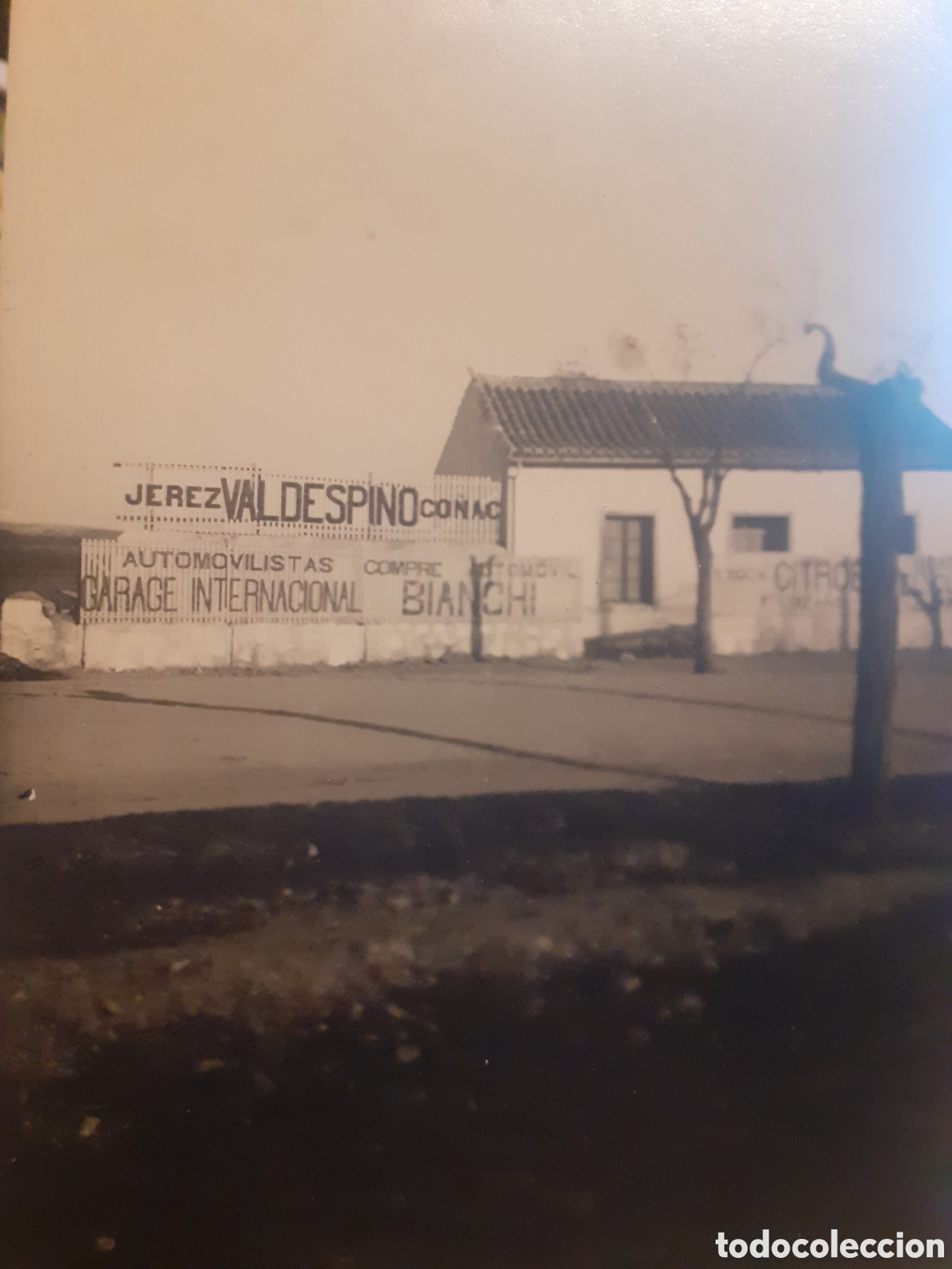 Fotograf&iacute;a antigua: ANTIGUA FOTOPOSTAL SALAMANCA. FOTO EMILIANO. CASA Y PUBLICIDAD GARAJE INTERNACIONAL
