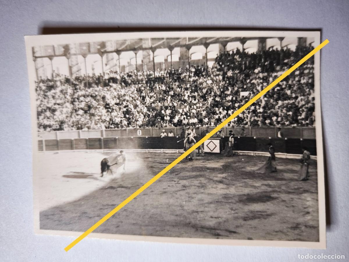 Alte Fotografie: Antigua fotograf&iacute;a. Plaza de toros de Vinaroz. Castell&oacute;n. Fotografo Navarte.