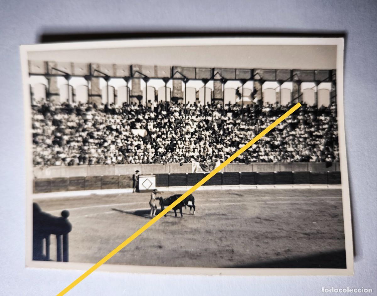 Fotograf&iacute;a antigua: Antigua fotograf&iacute;a. Plaza de toros de Vinaroz. Castell&oacute;n. Fotografo Navarte.
