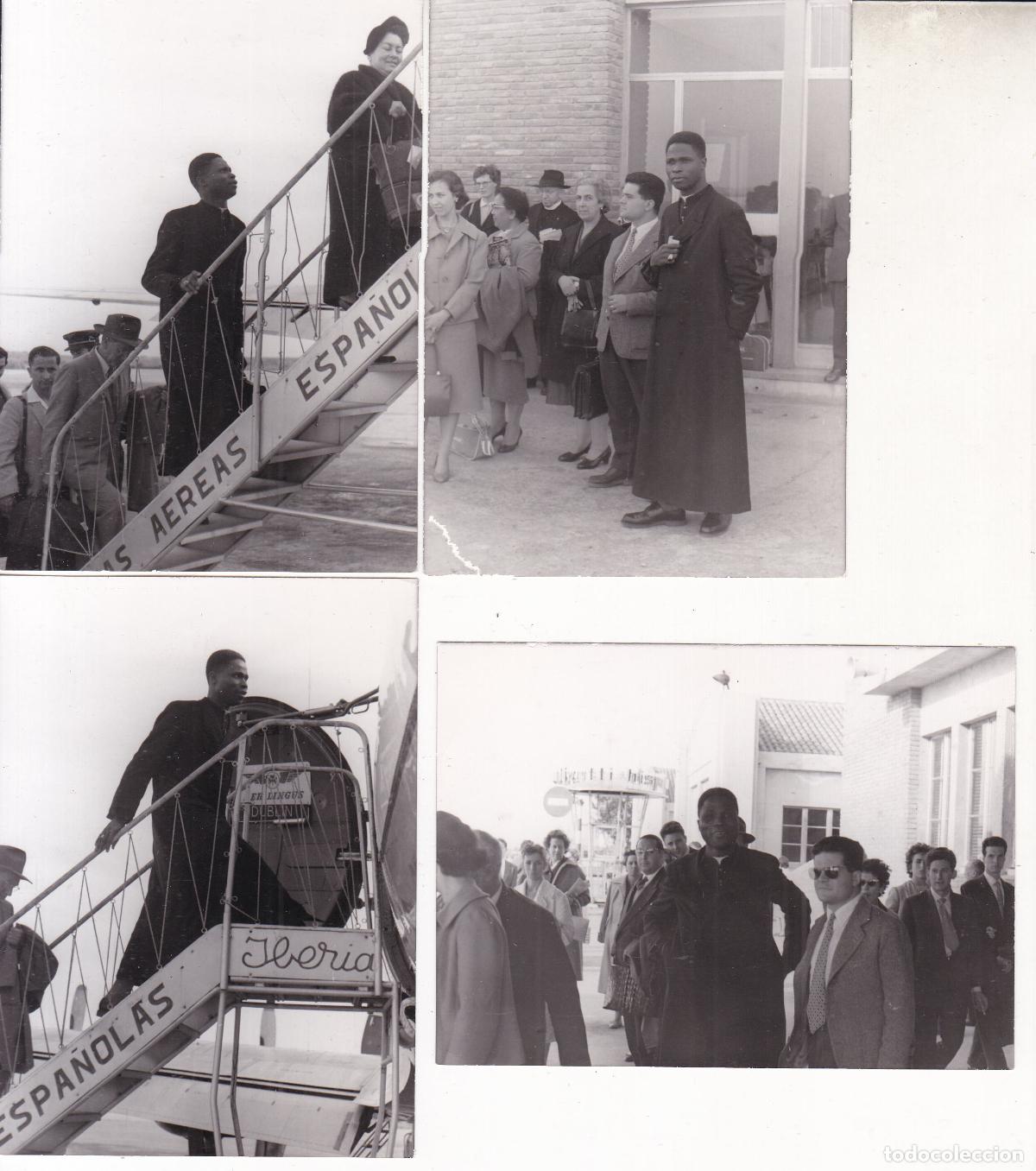 Photographie ancienne: 4 FOTOGRAFIAS ANTIGUAS DE BERNARDIN GANTIN (OBISPO Y CARDENAL)