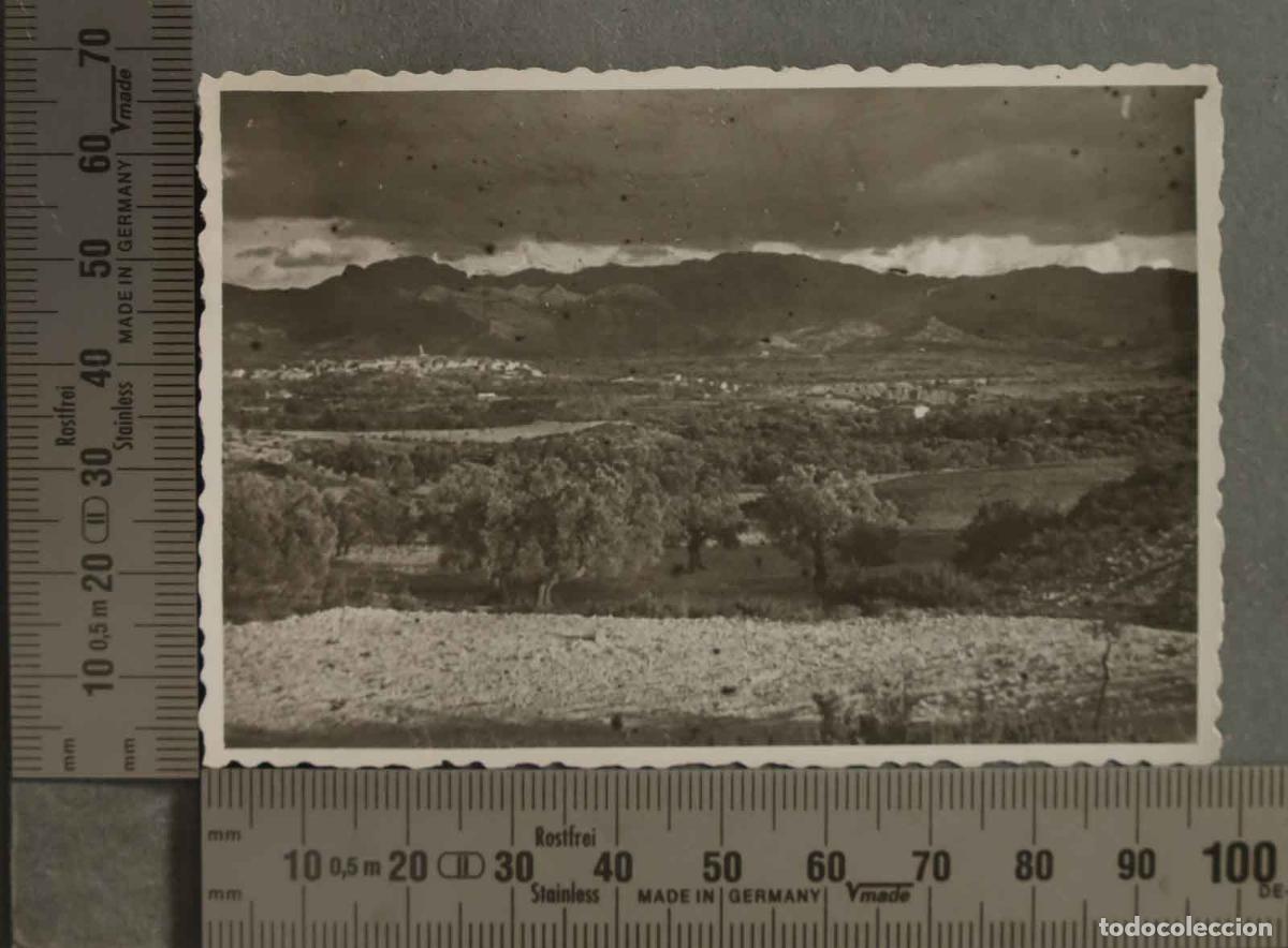Fotografia antica: FOTOGRAFIA. VISTA CAMPO AL FONDO POBLACION. &iquest;TERUEL?