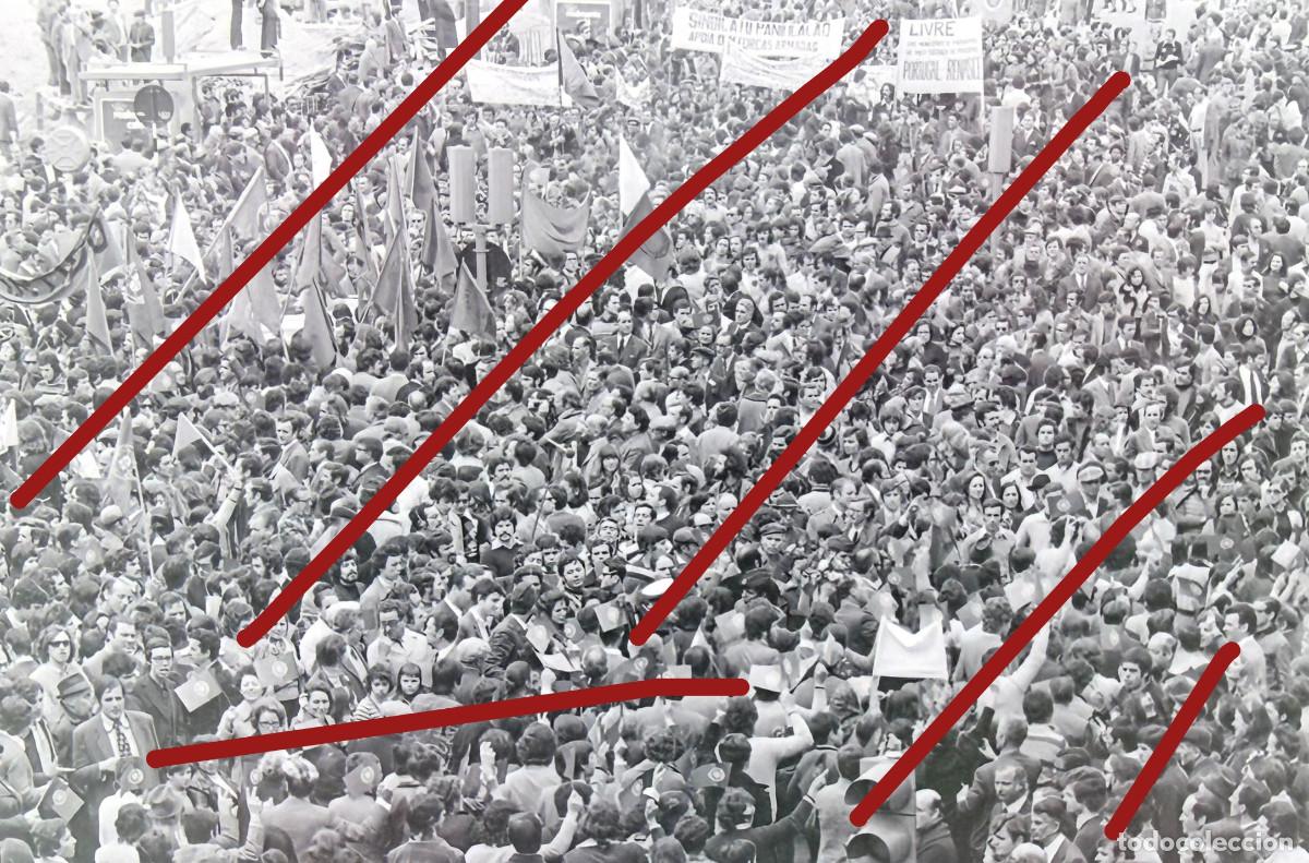 Fotograf&iacute;a antigua: Revoluci&oacute;n de los Claveles Portugal - NEGATIVO DE CELULOIDE - A Revolu&ccedil;&atilde;o dos Cravos