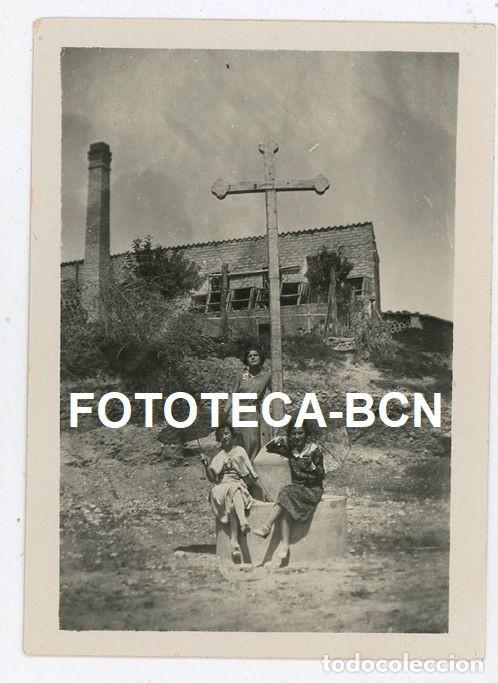 Antique Photography: FOTO ORIGINAL CREU DE TERME FABRICA CHIMENEA A&Ntilde;OS 20/30 POSIBLEMENTE CATALUNYA