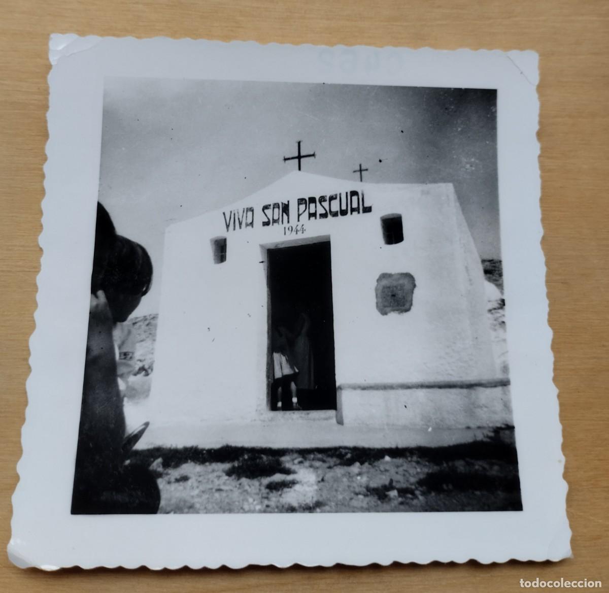 Alte Fotografie: Fotograf&iacute;a antigua de la Ermita de San Pascual Bail&oacute;n en Crevillent - Alicante