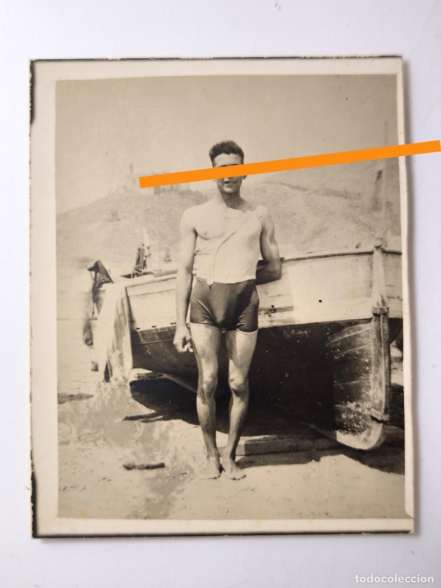 Antique Photography: Antigua fotograf&iacute;a. Chico en ba&ntilde;ador.