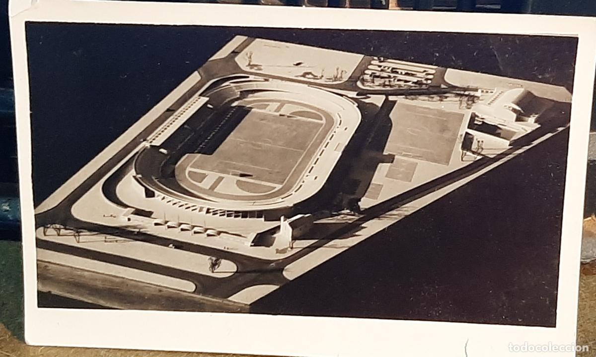 Fotograf&iacute;a antigua: FOTOGRAFIA BOCETO O MAQUETA ESTADIO DE FUTBOL - A IDENTIFICAR