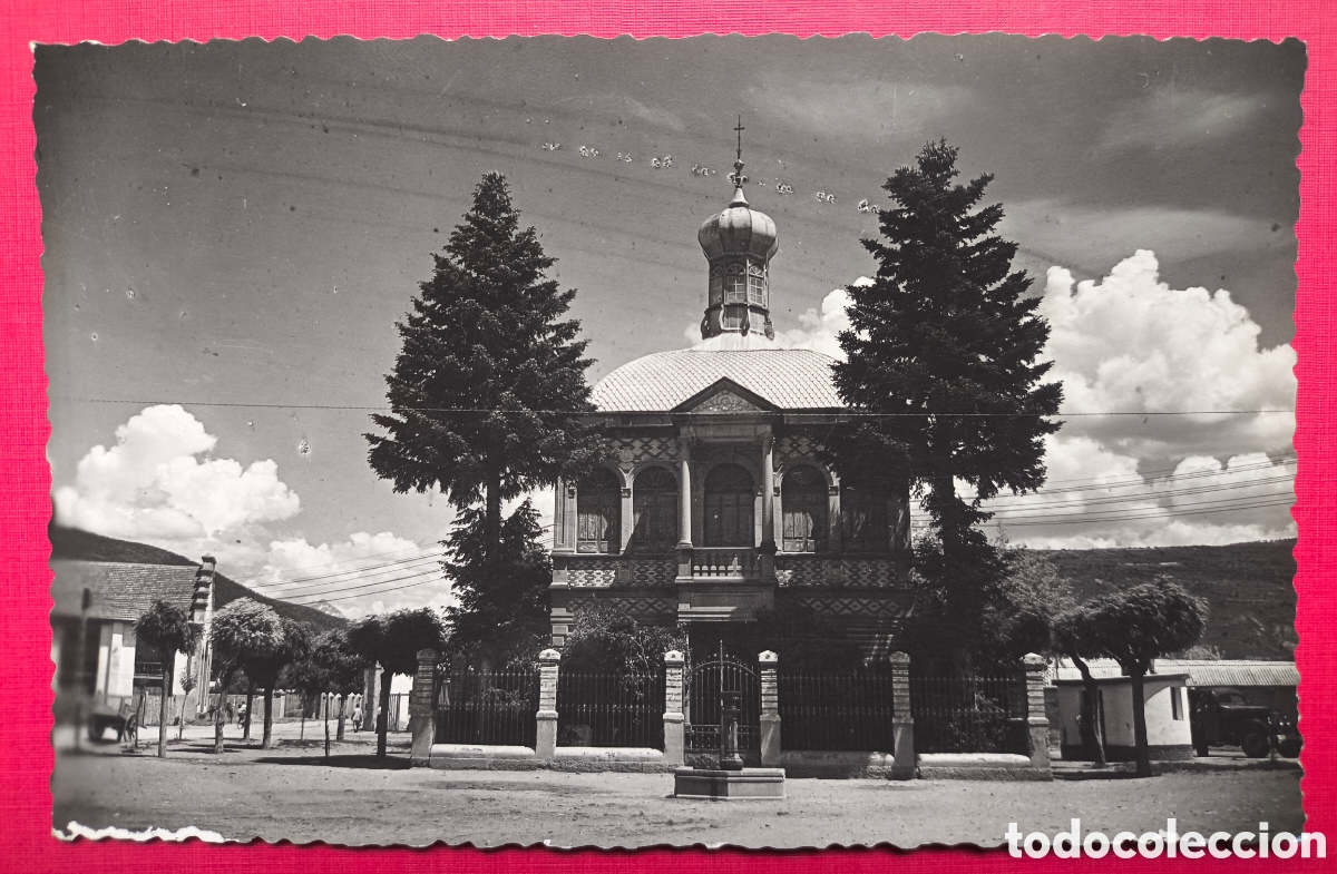 Fotografia antiga: JACA TEMPLETE DE STA. OROSIA POSTAL FOTOGR&Aacute;FICA ED. VICTORIA HUESCA ARAGON C. 1955