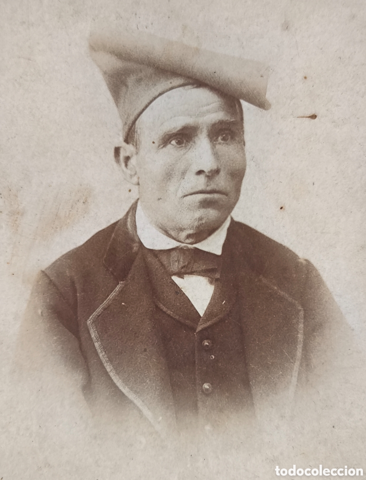 Fotograf&iacute;a antigua: FOTOGRAF&Iacute;A RETRATO DE ESTUDIO HOME CATAL&Agrave; BARRETINA FOT&Oacute;GRAFO TORRES REUS TARRAGONA C. 1905