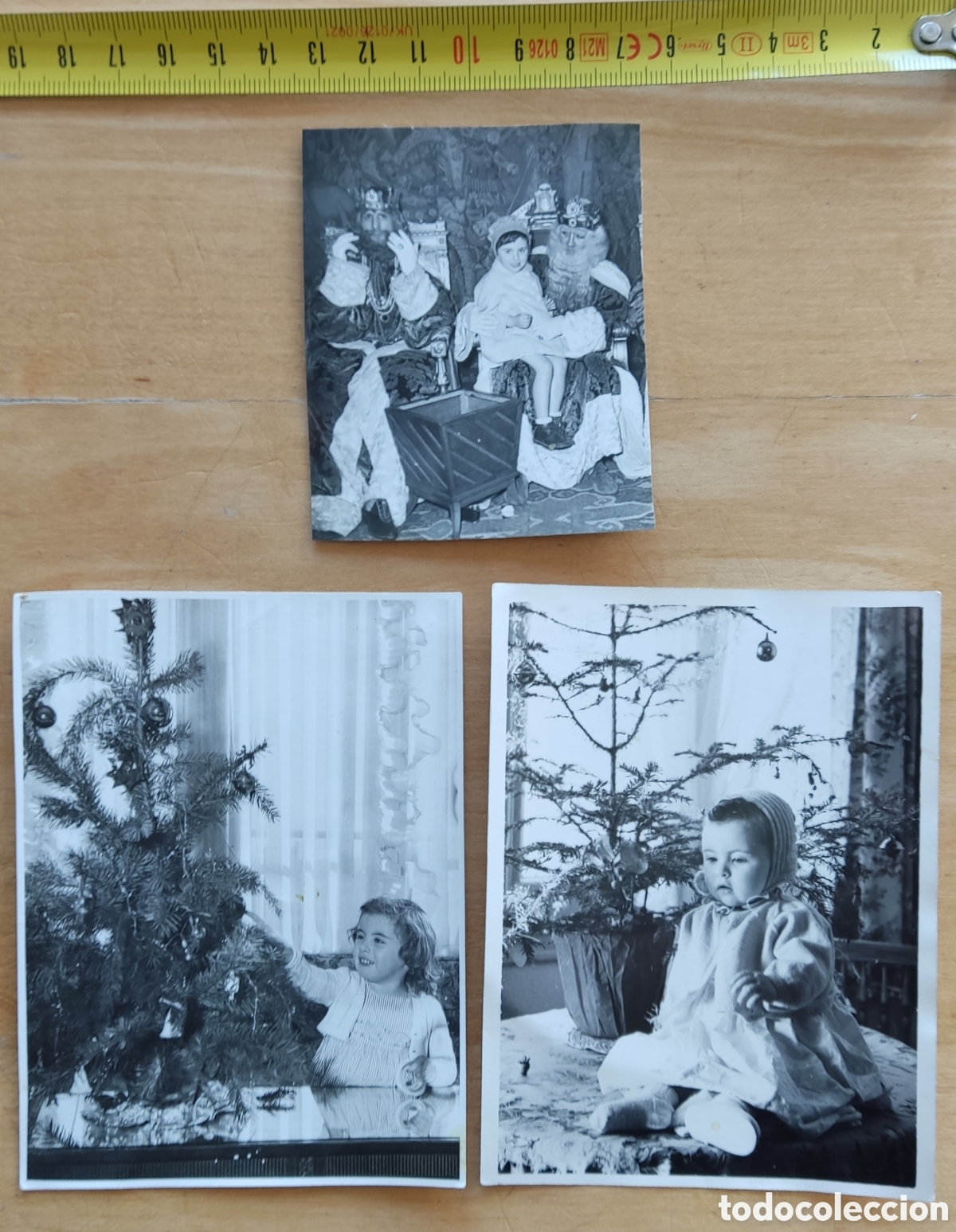 Fotografia antiga: Lote de fotograf&iacute;as antiguas Reyes Magos y Navidades