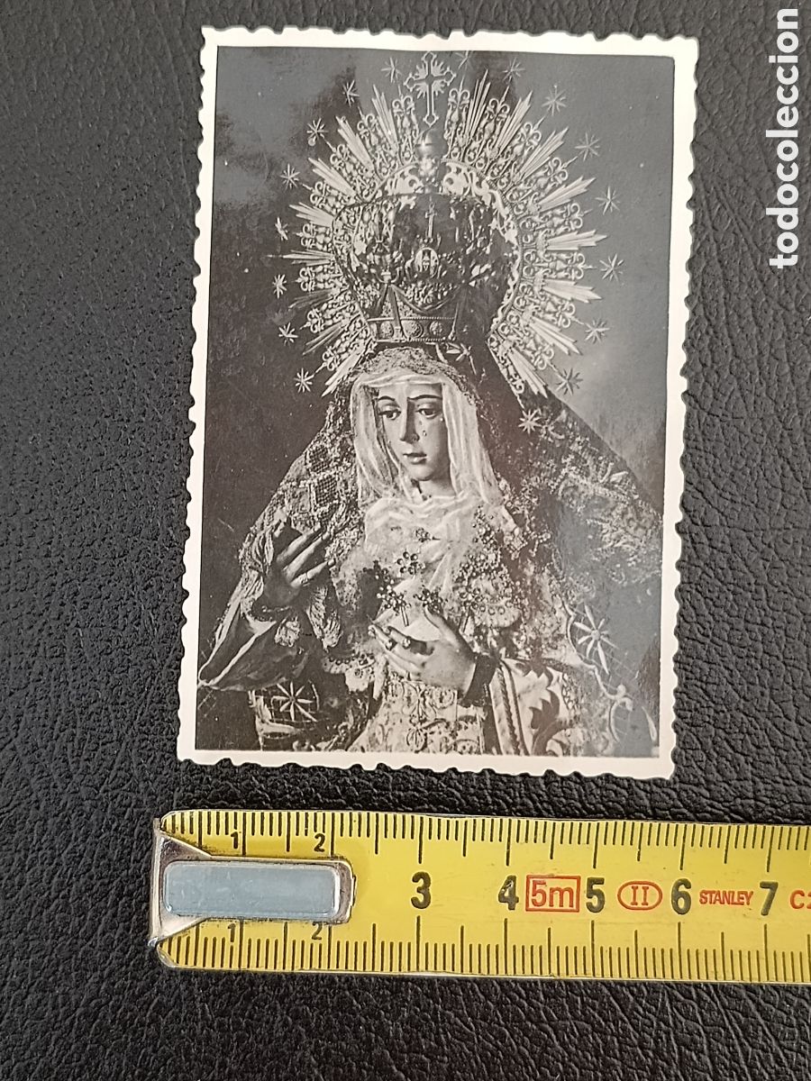 Fotograf&iacute;a antigua: FOTOGRAFIA - VIRGEN DE LA MACARENA - FOTO SERRANO SEVILLA