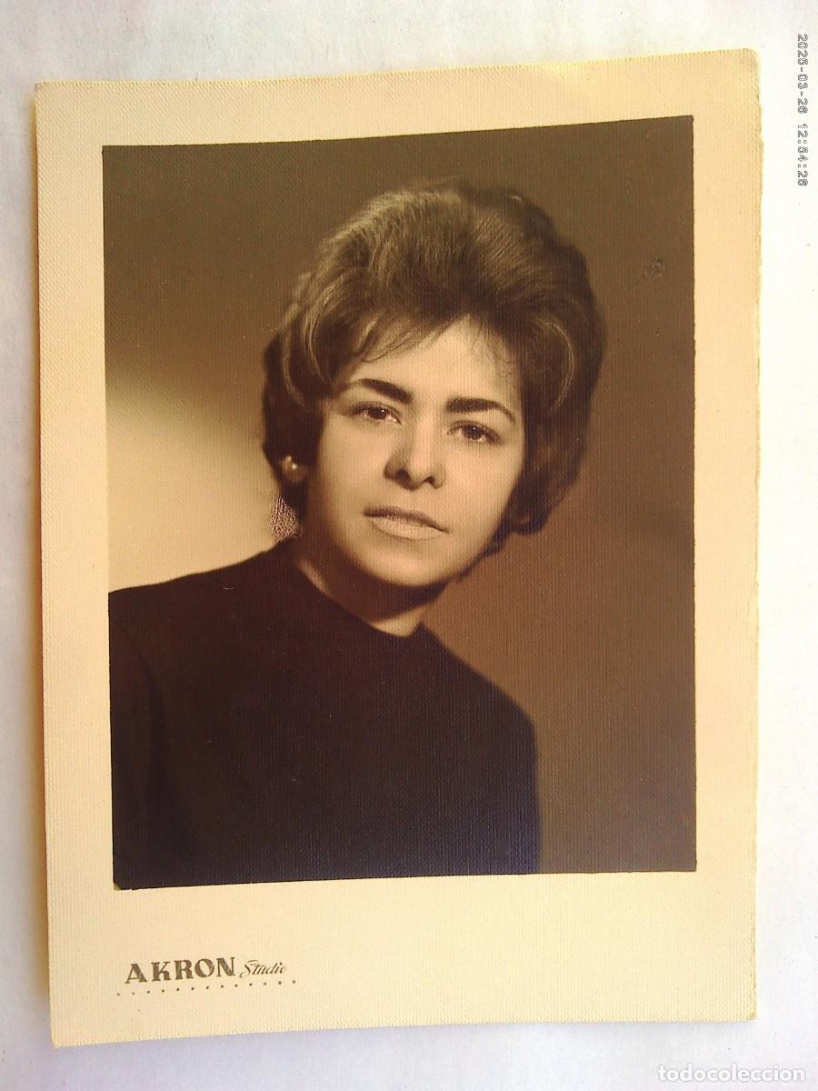 Antique Photography: PRECIOSA FOTO DE ESTUDIO DE CHICA , A&Ntilde;OS 50 - 6O . DE AKRON , SEVILLA