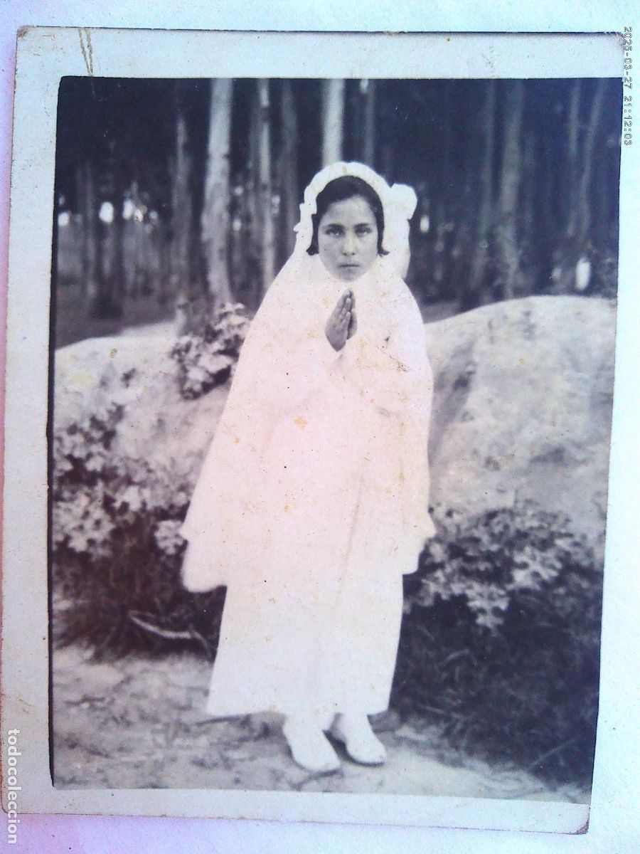 Fotograf&iacute;a antigua: BONITA FOTO DE NI&Ntilde;A DE PRIMERA COMUNION