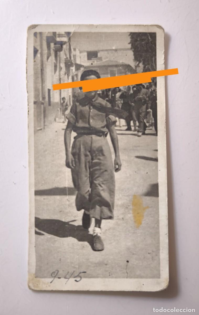 Fotograf&iacute;a antigua: Antigua fotograf&iacute;a. Ni&ntilde;o. Fot&oacute;grafo Albarrac&iacute;n. Alicante. A&ntilde;os 40.