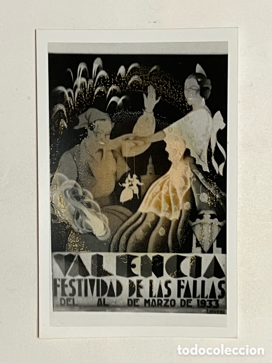 Fotograf&iacute;a antigua: FALLAS (a.1933) Exposici&oacute;n carteles Fiestas.. Fotograf&iacute;a tomada por un apasionado coleccionista