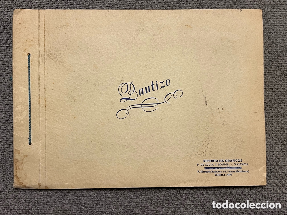 Alte Fotografie: BAUTIZO VALENCIA (8) Fotograf&iacute;as Reportaje familia valenciana &eacute;poca franquista.. (h.1950?)