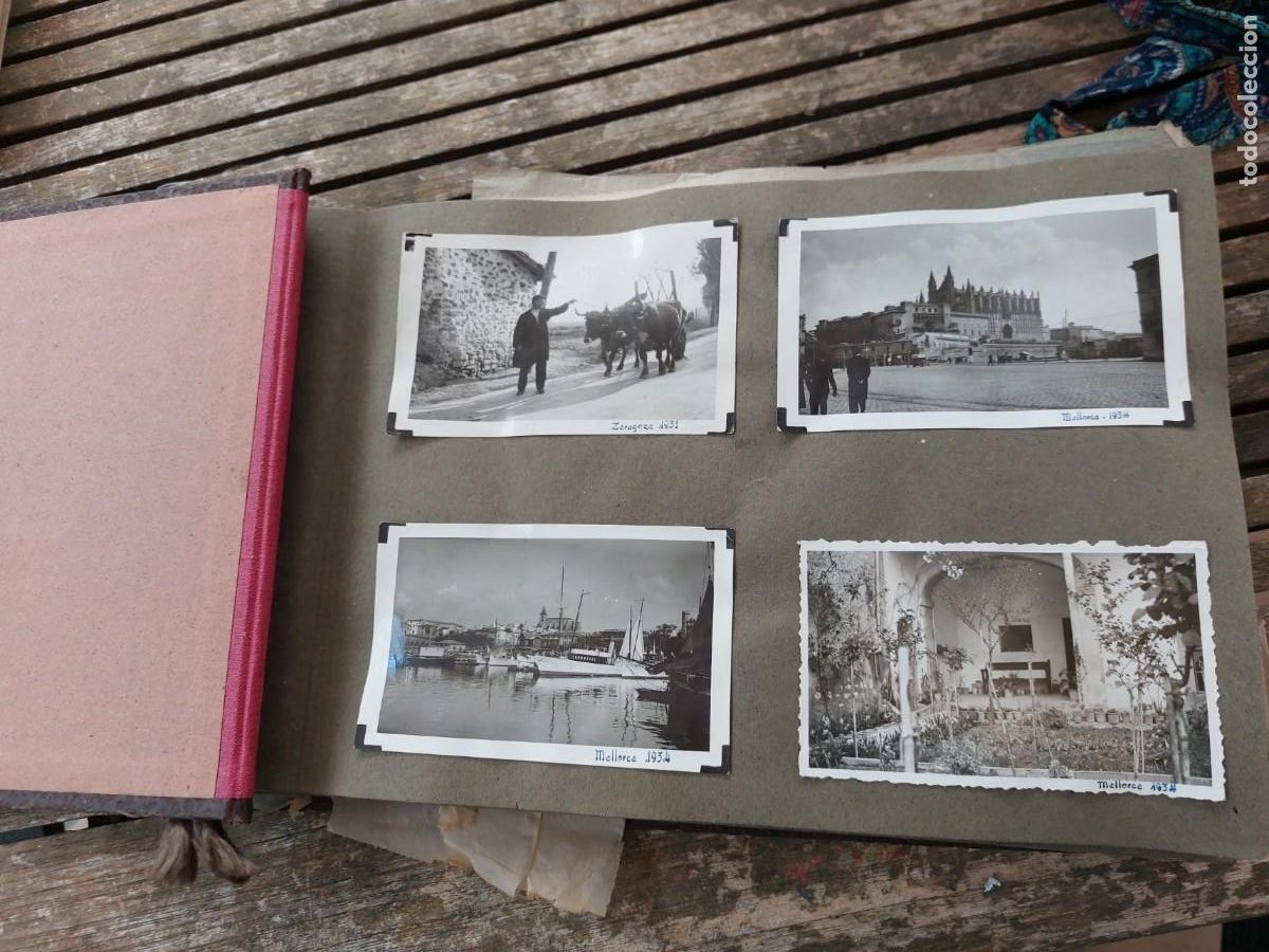 Fotografia antica: album de 113 fotos familiares de los a&ntilde;os 30 a 50 Mallorca , El Garraf , les medes ....