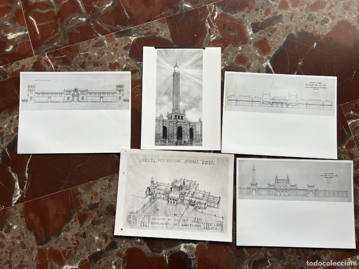 Photographie ancienne: 5 FOTOGRAFIAS ARCHIVO EXPOSICION UNIVERSAL 1929 BARCELONA