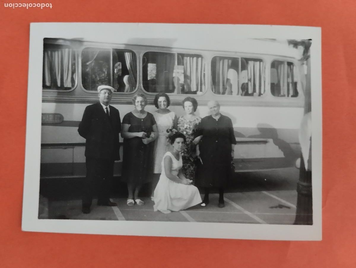 Fotograf&iacute;a antigua: FOTO. AUTOBUS..TARRAGONA. A&Ntilde;O 1962. 10,5X7,5CM.