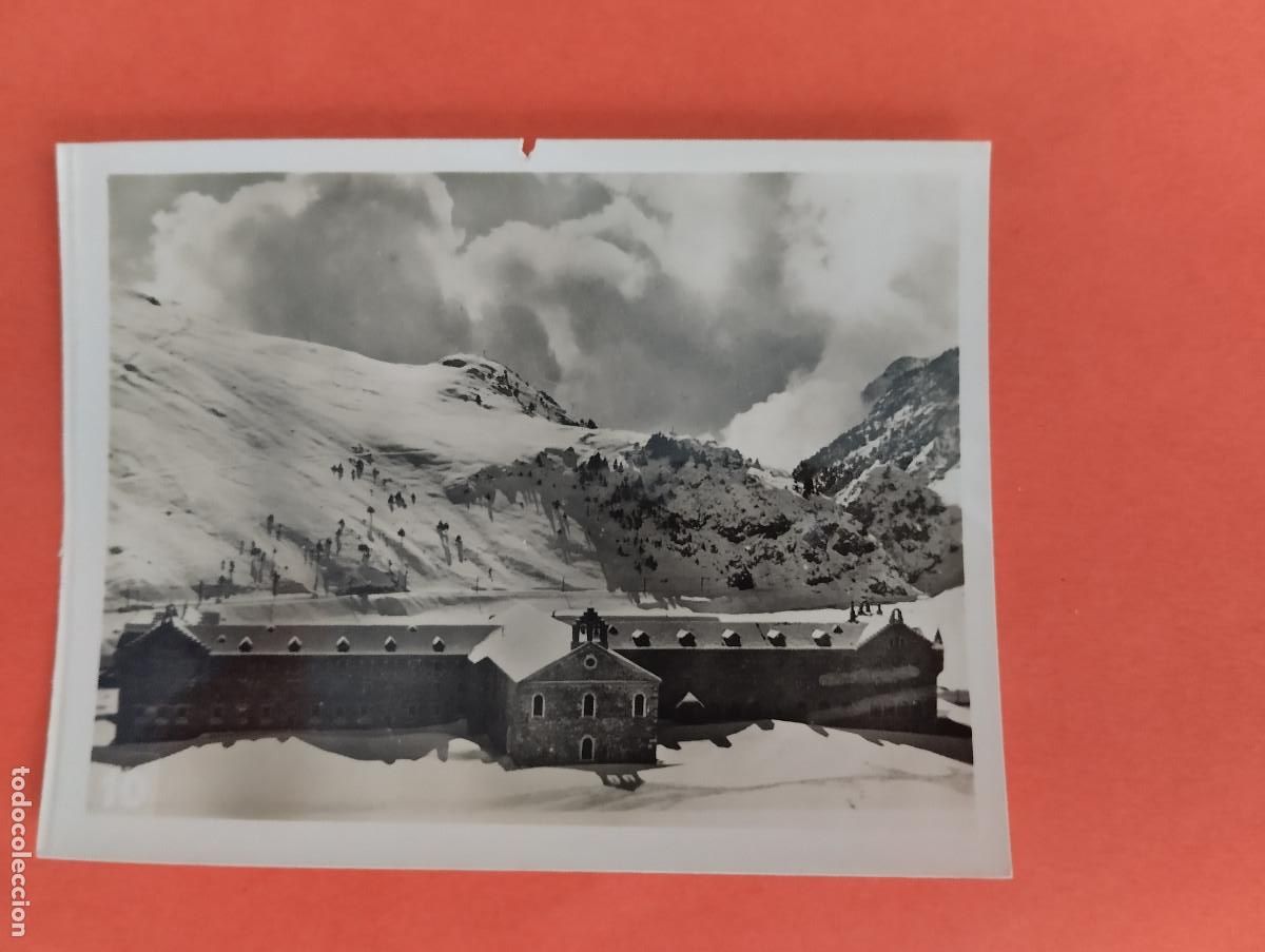 Fotografia antiga: FOTO. FACHADA NORTE SANTUARIO NURIA GERONA. 9X7CM