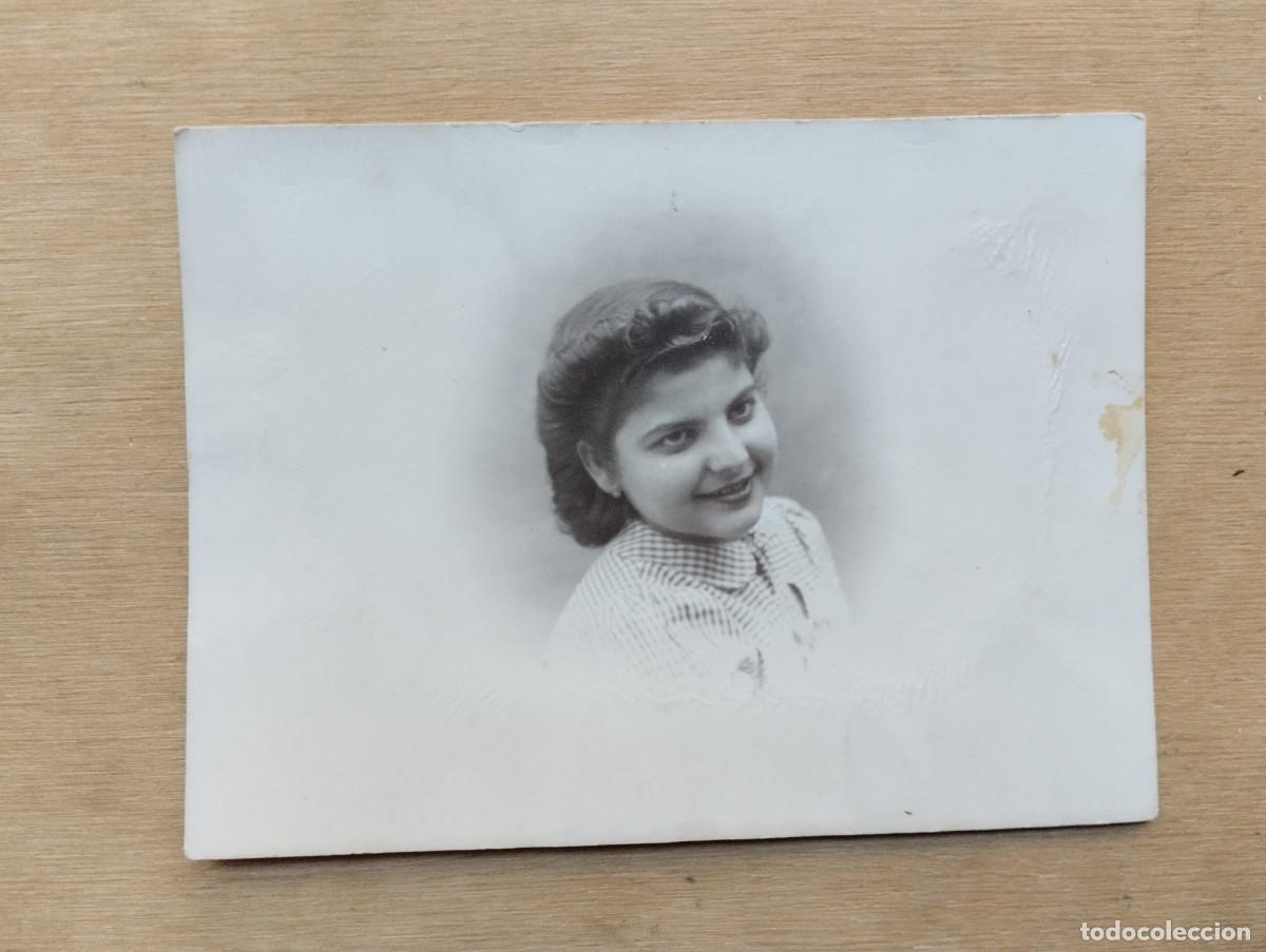 Fotografia antiga: Fotograf&iacute;a antigua del rostro de una ni&ntilde;a