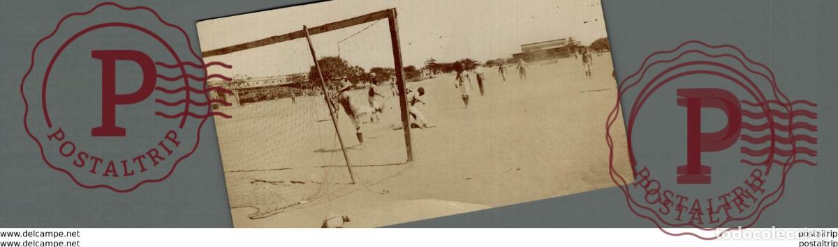 Fotograf&iacute;a antigua: KHARTOUM FOOTBALL AT THE BRITISH BANACHS 10 * 6 CM Fonds Victor FORBIN 1864-1947