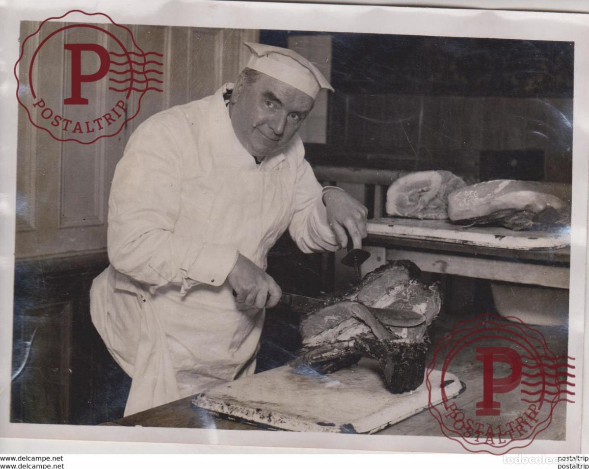 Fotograf&iacute;a antigua: ROCKSIDE HYDRO MATLOCK A.F. TOWEL J. H. PLATFORD CHEFS COCINERO KOCH FOOD 20 * 15 CM Fonds Victor F