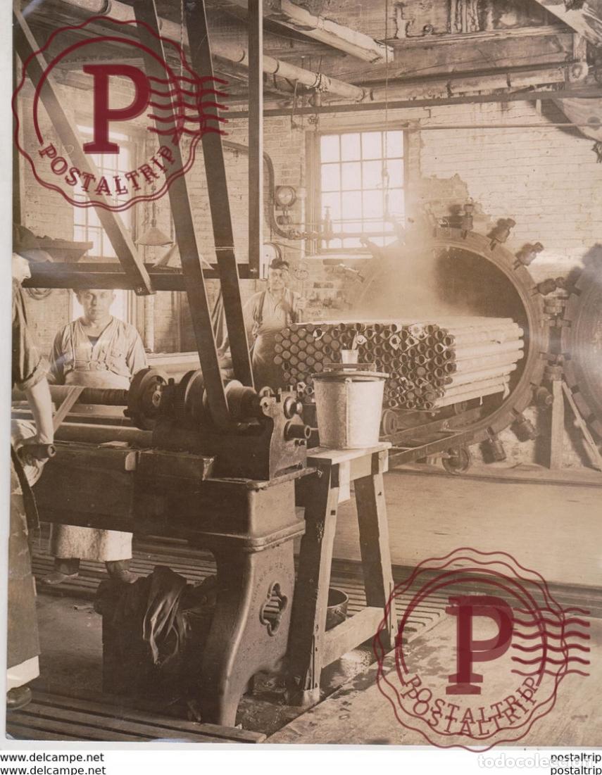 Fotograf&iacute;a antigua: RUBBER INDUSTRIE INDUSTRIAL URSINE 25 *20 CM Fonds Victor FORBIN 1864-1947