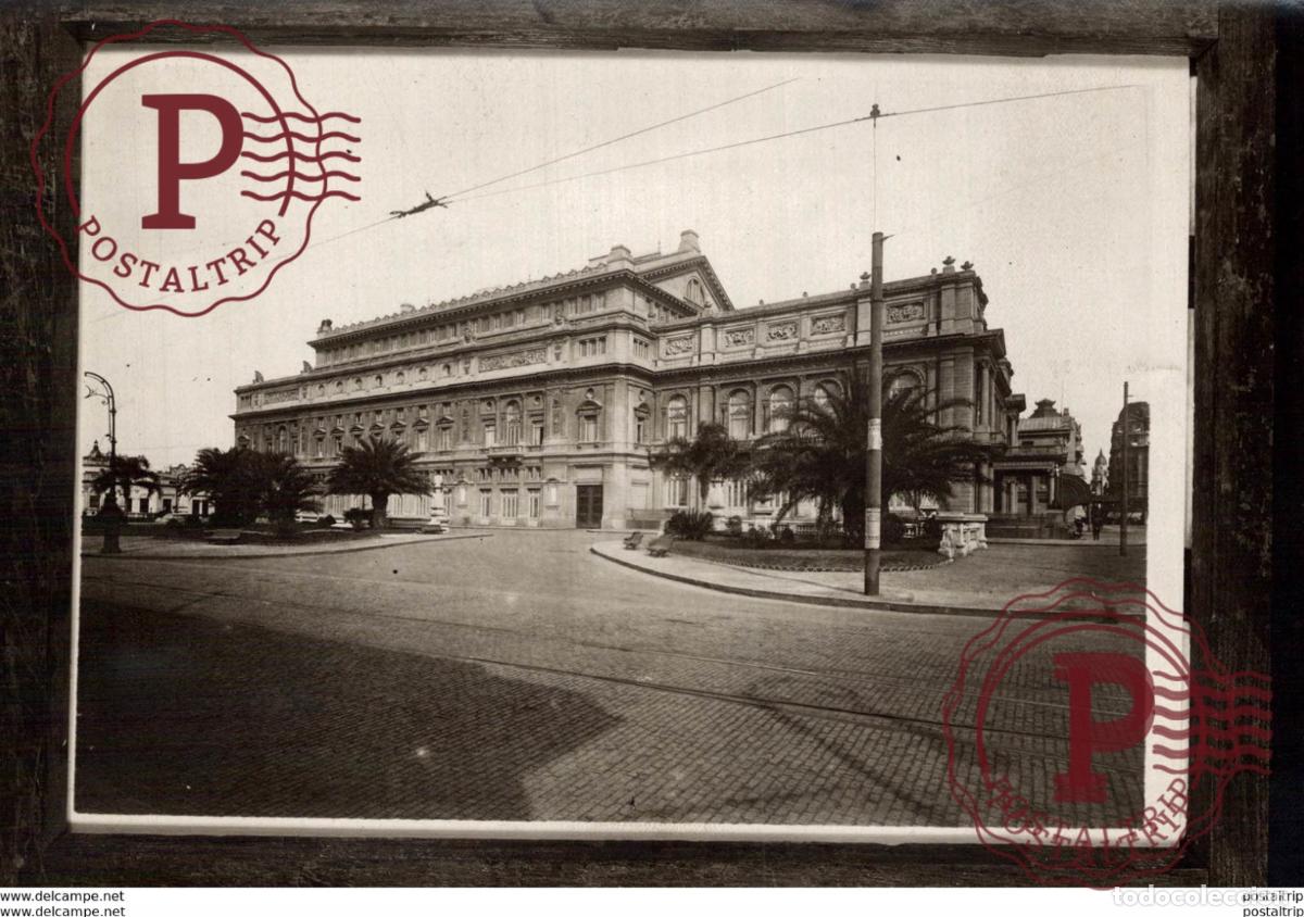 Alte Fotografie: BUENOS AIRES TEATRO COLON THEATRE CLUB ARGENTINA 18*13CM Fonds Victor FORBIN 1864-1947