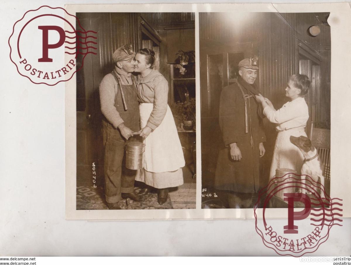 Antique Photography: COAL STRIKE OVER CHICAGO DISTRICT MINE MINA MINER&Iacute;A 24*18CM Fonds Victor FORBIN 1864-1947