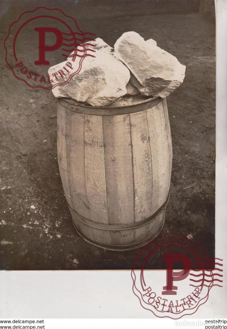 Antique Photography: LIMESTONE LIME INDUSTRY 1918 BURNED IN THE KILNS MINE MINA MINER&Iacute;A 25*20CM Fonds Victor FORBIN 1864