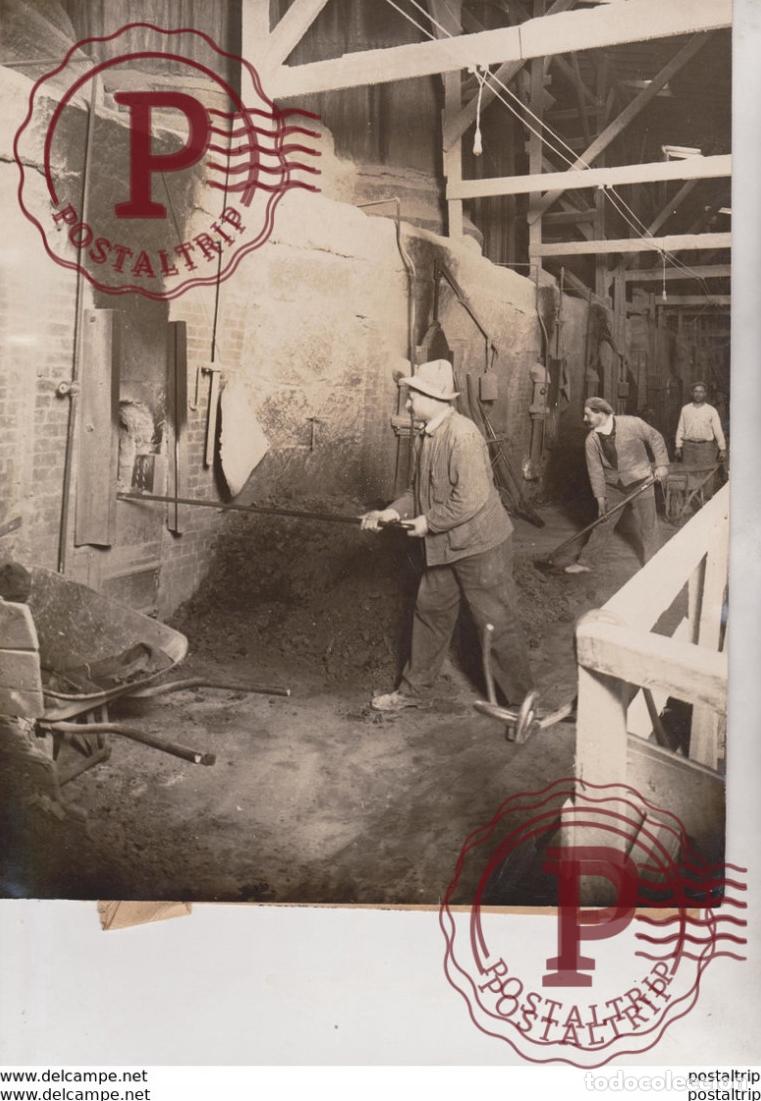 Antique Photography: LIMESTONE LIME INDUSTRY FIRING FURNAOES MINE MINA MINER&Iacute;A 25*20CM Fonds Victor FORBIN 1864-1947