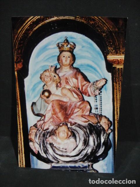 Fotograf&iacute;a antigua: virgen del rosario - san leonardo de yague , soria - foto 15 x 10 cnt&ordm;