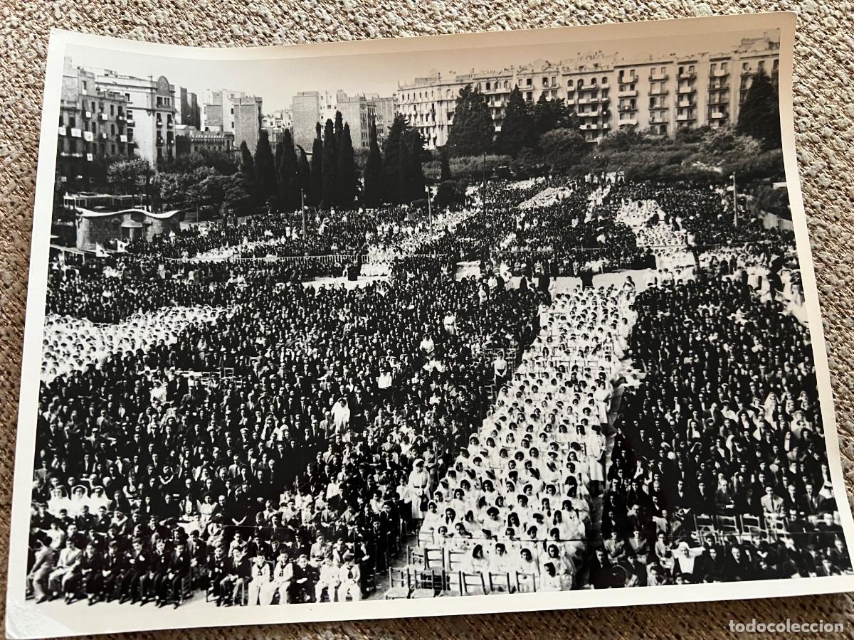 Alte Fotografie: FOTOGRAFIA ARCHIVO CONGRESO EUCARISTICO DE BARCELONA 1953