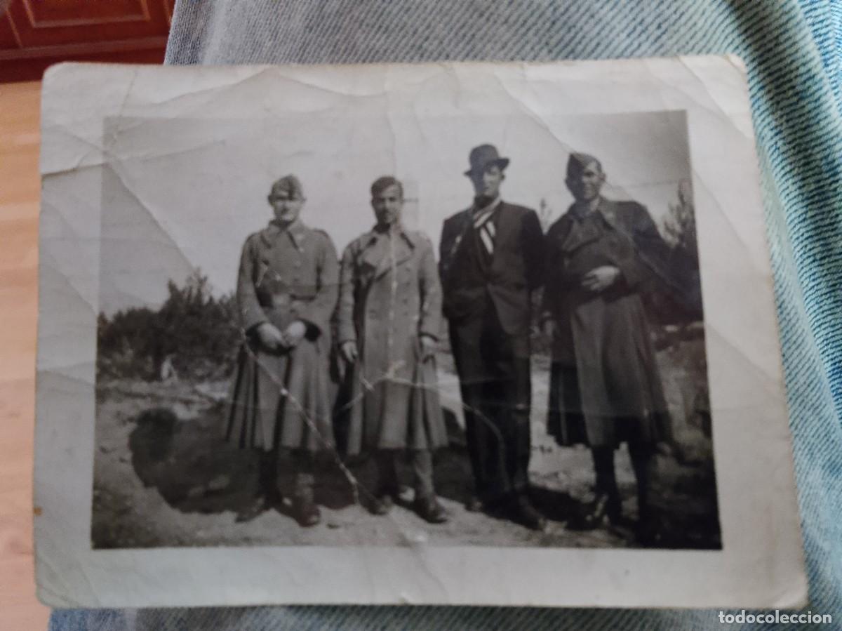 Fotograf&iacute;a antigua: Foto Grupo de militares de estrella de oro de Lerida