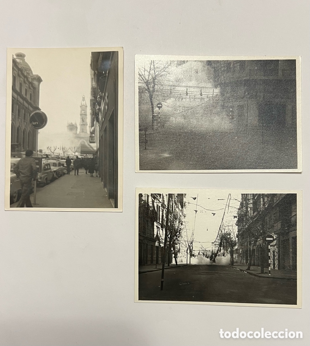 Fotograf&iacute;a antigua: FALLAS, Falles (3) Fotograf&iacute;as aspectos de la Masclet&aacute;.. (h.1960?) Med&iacute;das: 7,5 x 10,5 cm