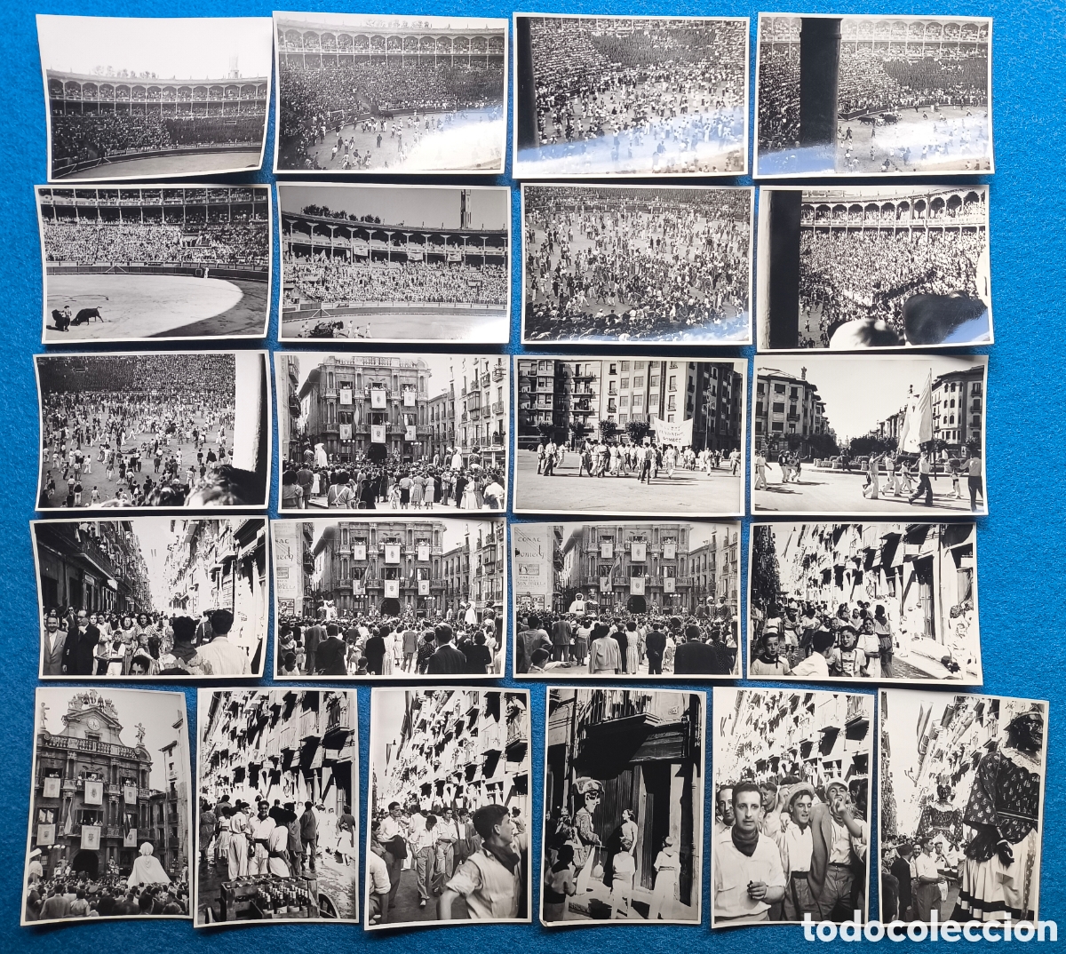 Fotograf&iacute;a antigua: SAN FERMIN FIESTA POPULAR FOTOGRAF&Iacute;A LOTE 22 PAMPLONA NAVARRA C. 1955