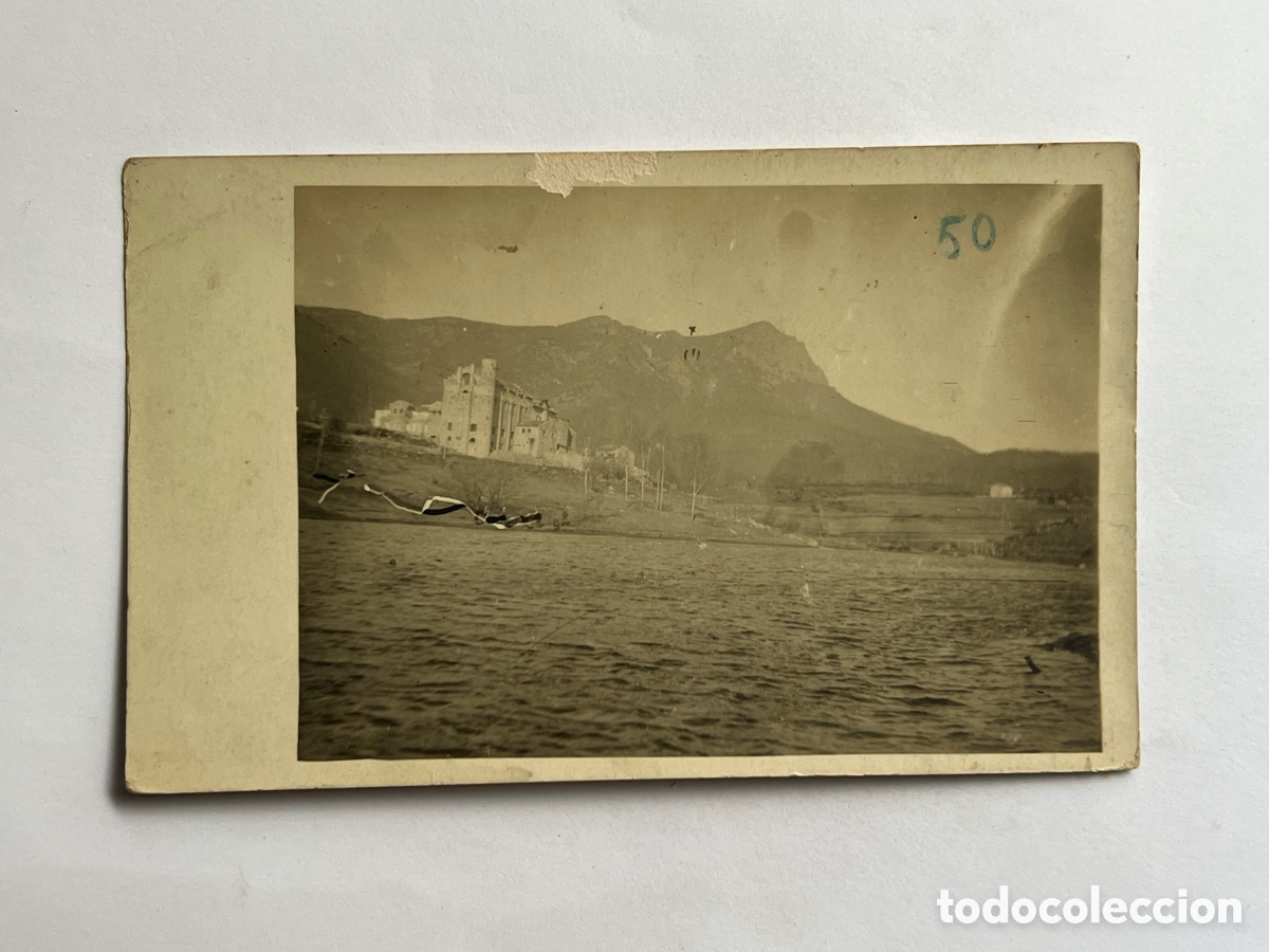 Fotograf&iacute;a antigua: SANTA FE DEL MONTSENY. Barcelona.. Fotograf&iacute;a Vista panor&aacute;mica&hellip; (a.1923) Medidas: 14 x 9 cm