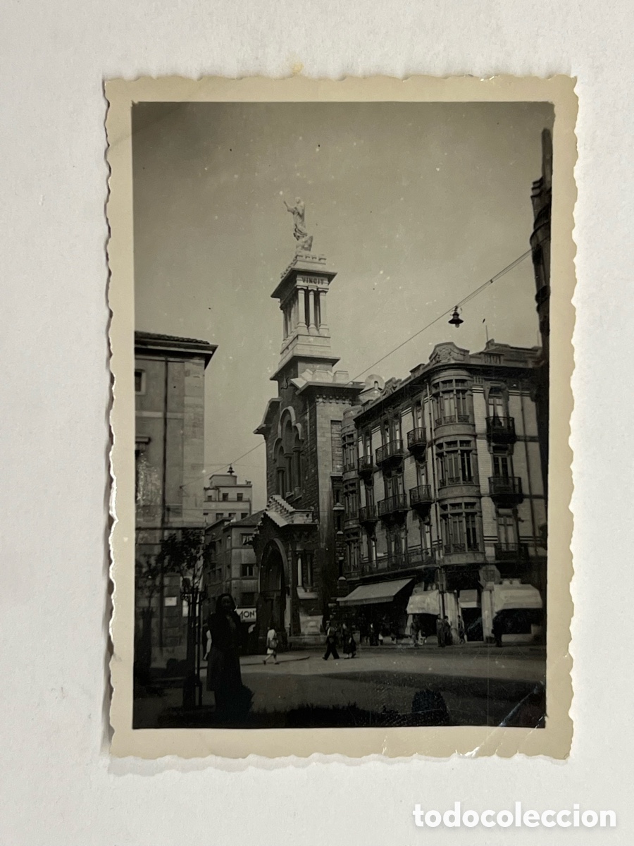 Fotograf&iacute;a antigua: GIJ&Oacute;N. Fotograf&iacute;a Bas&iacute;lica del Sagrado Coraz&oacute;n, conocida como La Iglesiona (h.1945?)