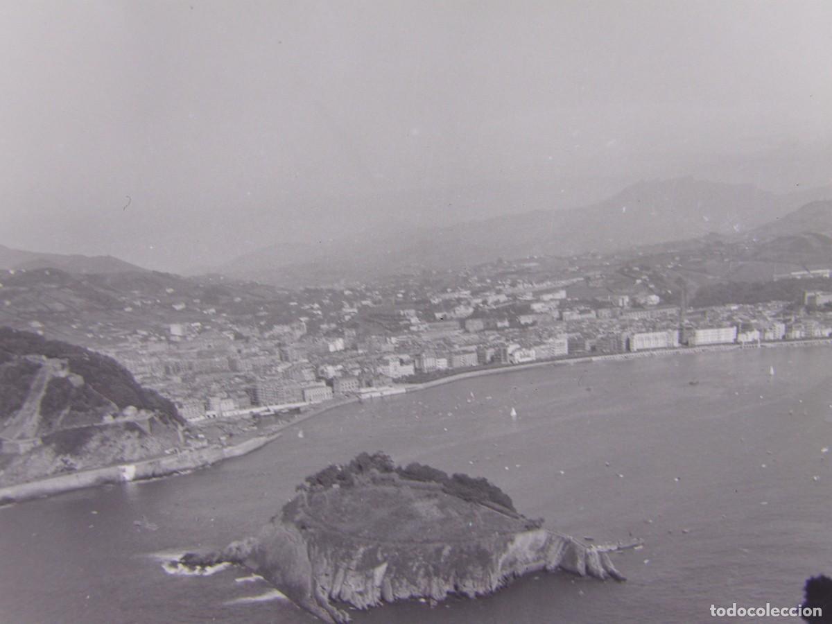Fotograf&iacute;a antigua: CLICH&Eacute;, NEGATIVO EN CELULOIDE. 9X6 CM. SAN SEBASTIAN. A&Ntilde;OS 30 O 40 O 50