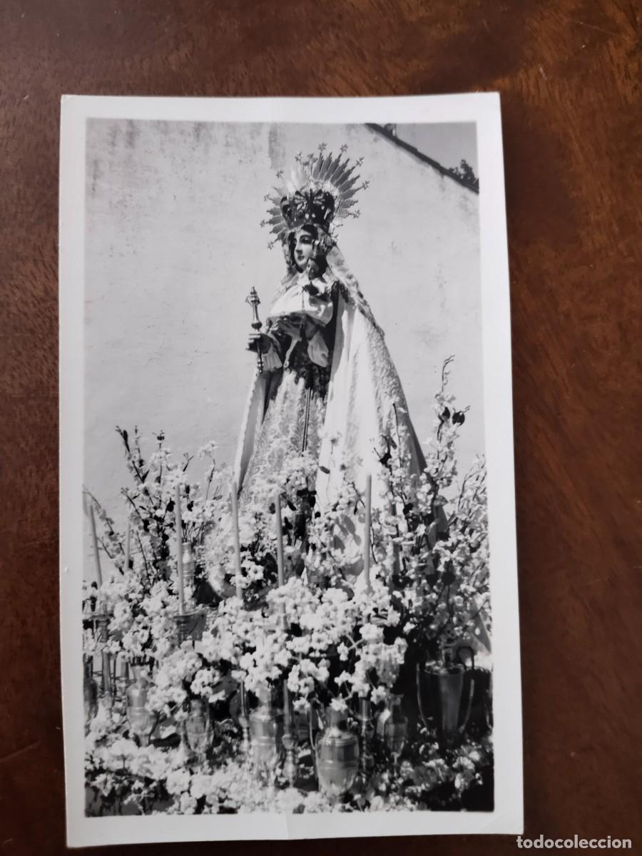 Fotograf&iacute;a antigua: Fotograf&iacute;a Virgen de Encinasola, Huelva. A&ntilde;o 1966.